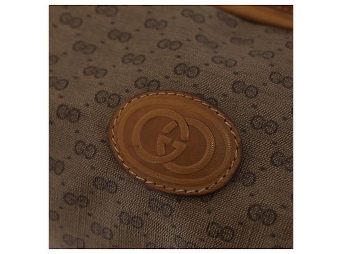 Borsa a Tracolla GUCCI Pelle Beige Oro 007 115 5770 Auth 206426 - vista 19