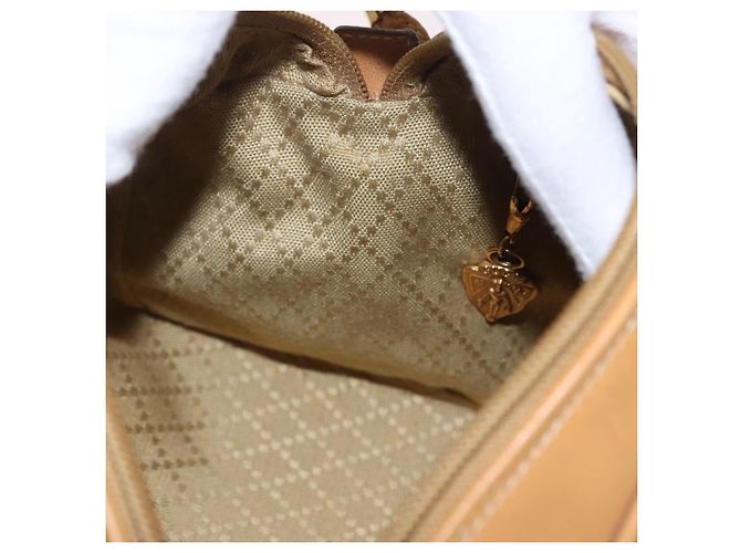 Borsa a Tracolla GUCCI Pelle Beige Oro 007 115 5770 Auth 206426 - vista 22