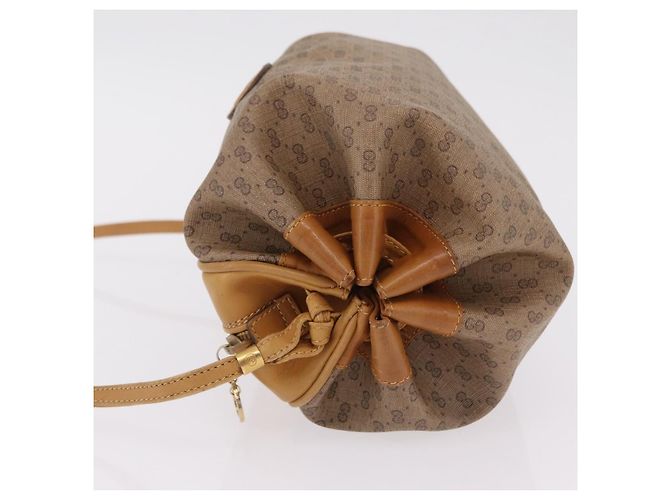 Borsa a Tracolla GUCCI Pelle Beige Oro 007 115 5770 Auth 206426 - vista 4