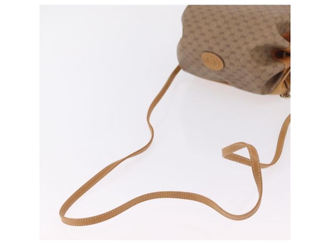 Borsa a Tracolla GUCCI Pelle Beige Oro 007 115 5770 Auth 206426 - vista 7