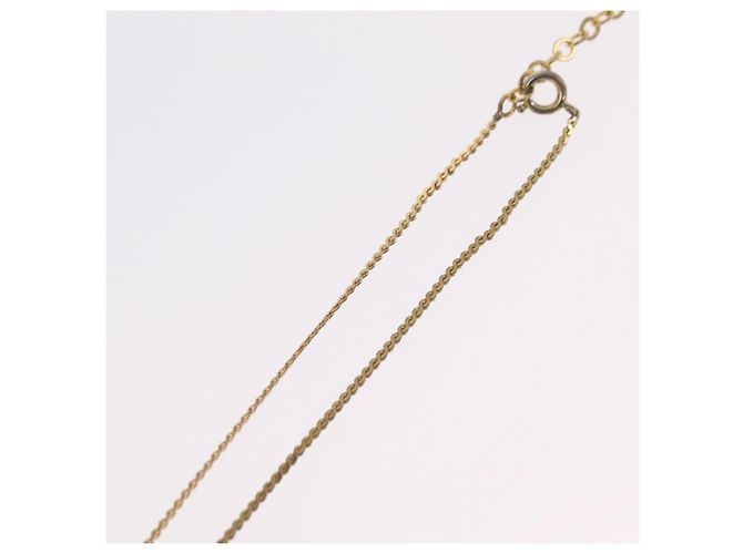 Collana Christian Dior Metal Gold Tone Auth ka6499 - vista 13