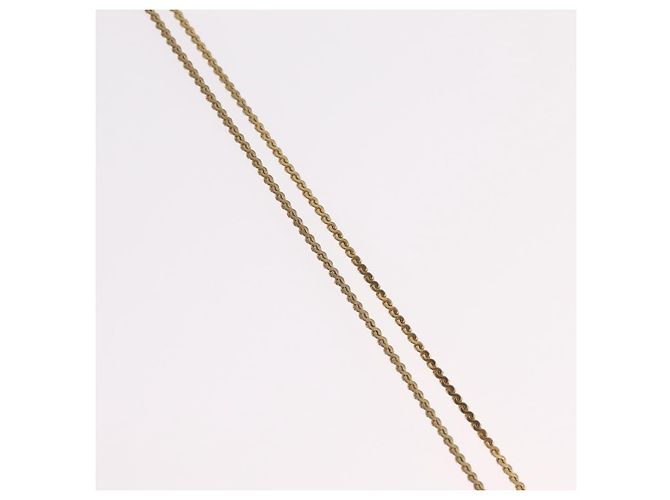 Collana Christian Dior Metal Gold Tone Auth ka6499 - vista 5