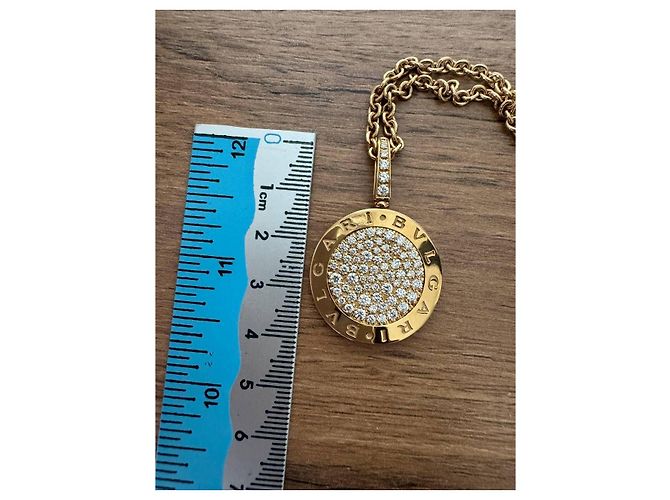 Collana Bulgari B.zero1 in oro giallo e diamanti D'oro - vista 3