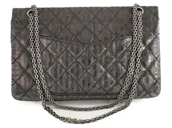 Chanel bolso de hombro 2.55 gris - vista 4