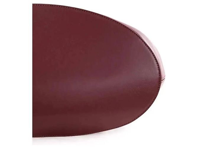 Bottega Veneta Cabas Grand double clam bucket bag bordeaux - vista 6