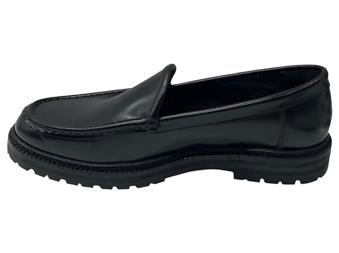 Mocassini / Ballerine in pelle lucida Manolo Blahnik Nero - vista 3