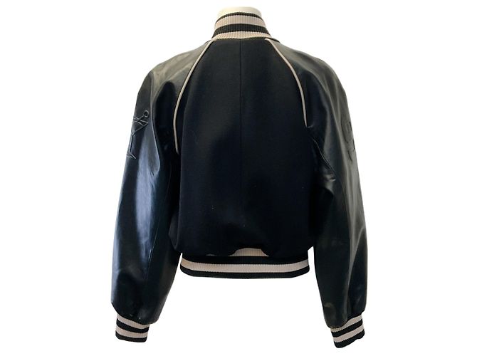 Chaqueta Varsity Retrofête New York Patch Negro - vista 3