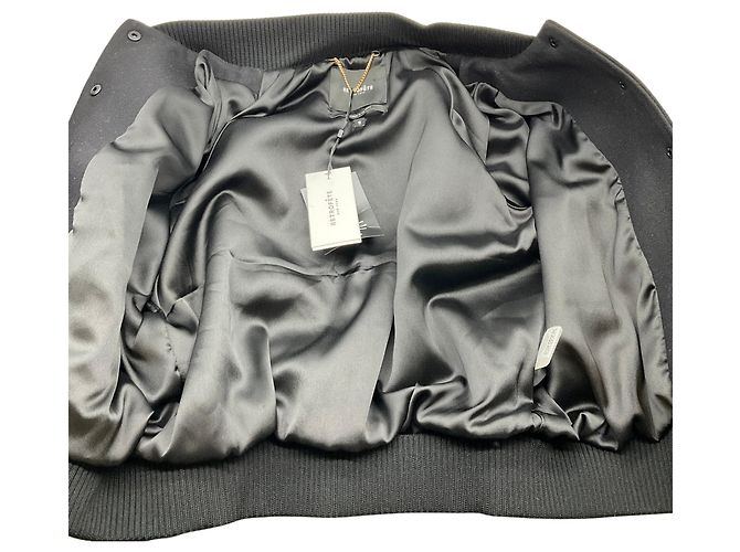 Chaqueta Varsity Retrofête New York Patch Negro - vista 5