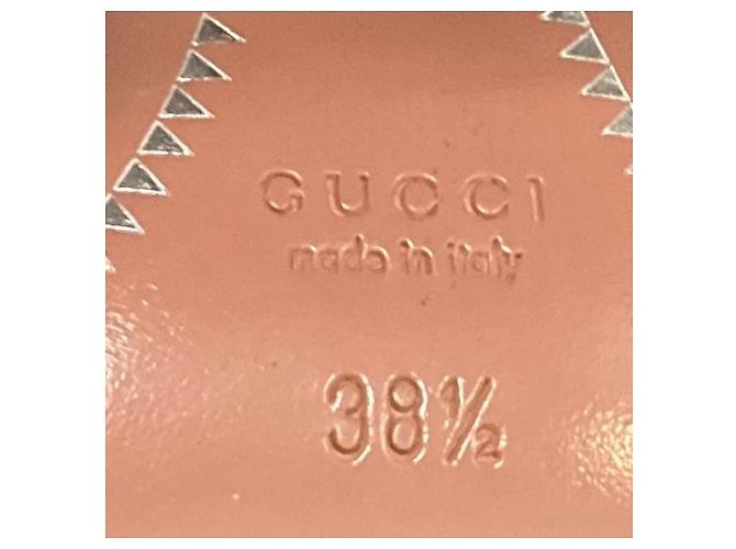Botines de tacón de aguja en cuero negro Gucci / Botas cortas - vista 7