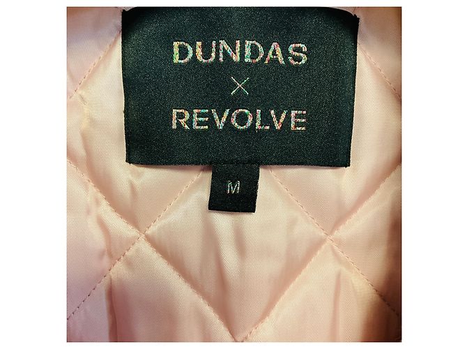 Dundas x Revolve Stevie Kunstpelz Teddy Mantel Blush Pink - Ansicht 4