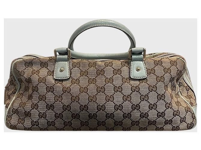 Padlock Gucci Lock Heart Canvas Tasche Beige - Ansicht 6