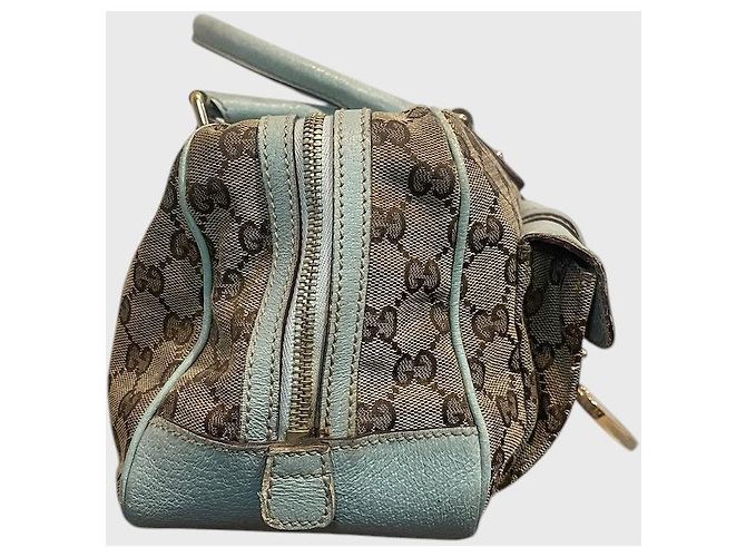Padlock Gucci Lock Heart Canvas Tasche Beige - Ansicht 7