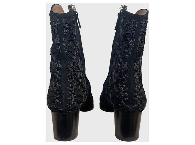 Botas de cano curto Tabitha Simmons pretas T.37,5 Preto - vista 6