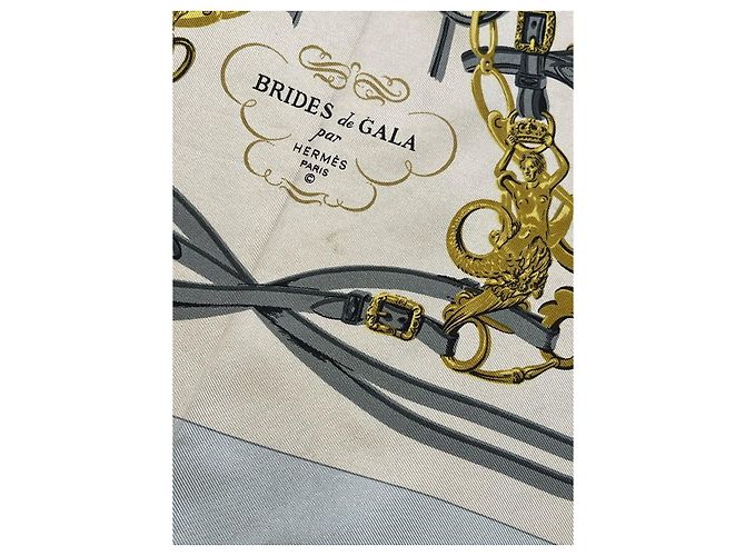 Pañuelo Hermès Brides de Gala azul - vista 3