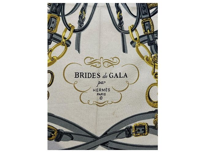 Pañuelo Hermès Brides de Gala azul - vista 5