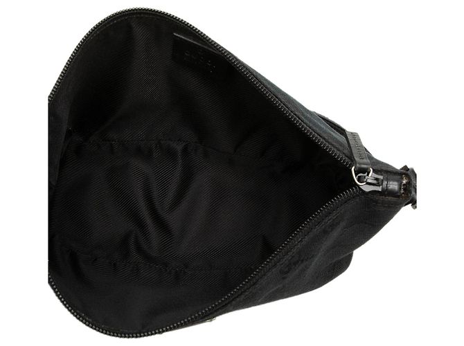 Borsa a tracolla Boat in tela GG Web Gucci nera Nero - vista 4