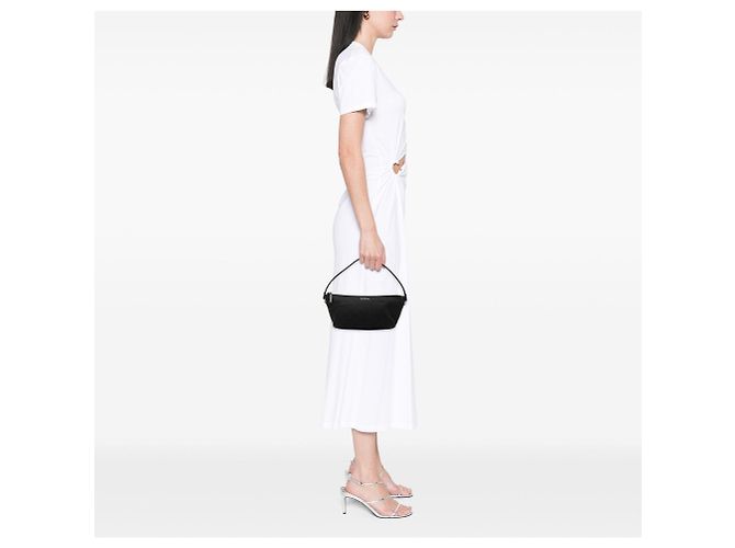 Borsa a tracolla Boat in tela GG Web Gucci nera Nero - vista 6