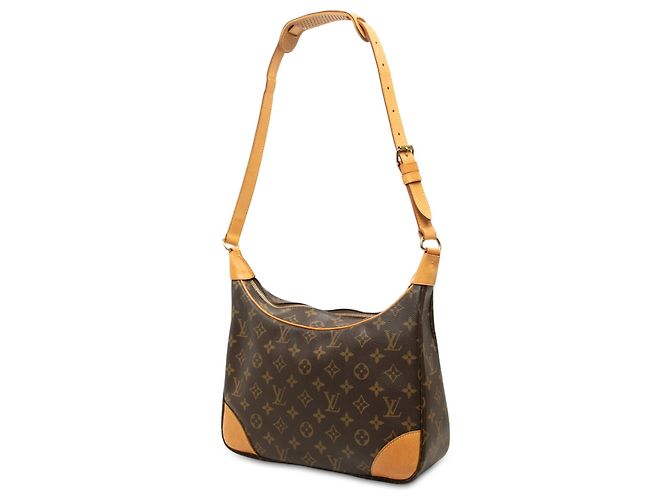 Bolso de hombro Louis Vuitton Monogram Boulogne 30 Marrón Castaño - vista 2