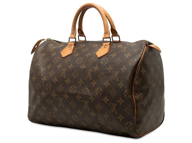 Bolso Boston Louis Vuitton Monogram Speedy 35 Marrón Castaño - vista 2