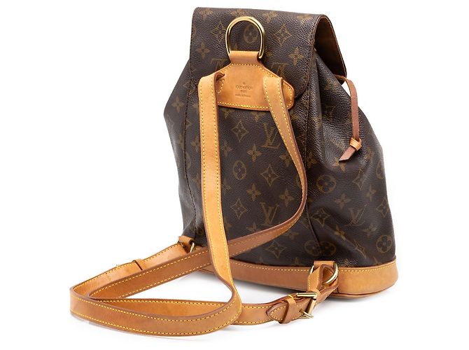 Mochila Louis Vuitton Monogram Montsouris PM Castanha Marrom - vista 2