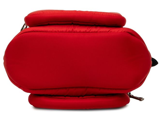 Borsa Tote Satchel Prada Small Tessuto Pocket Cargo rossa Rosso - vista 3