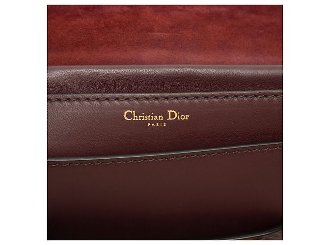 Autre Marque J'Adior Schultertasche aus rotem Kalbsleder, Medium, mit Kette - Ansicht 5