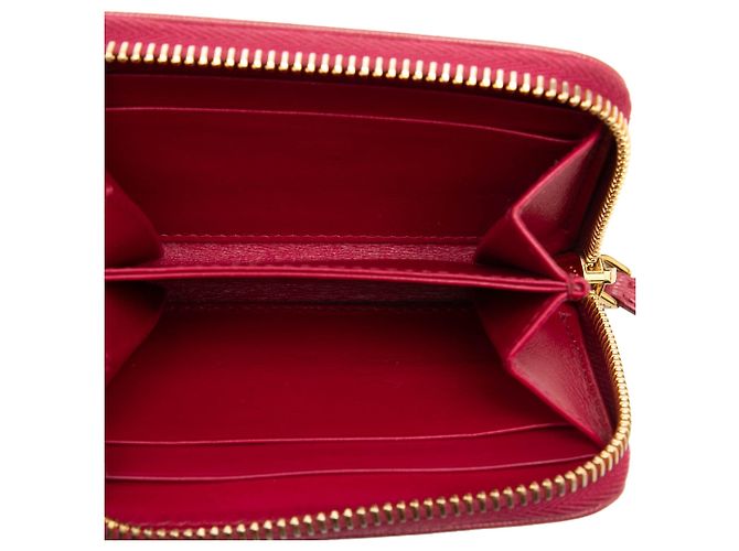 Porta-moedas Prada Vitello Move Rosa - vista 4