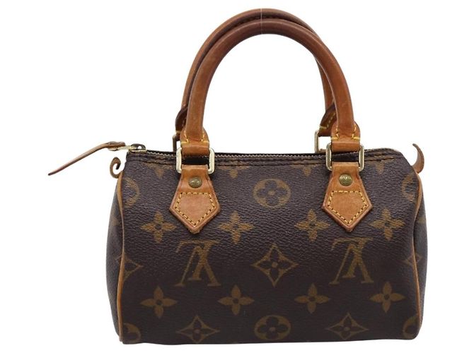 Louis Vuitton Speedy Mini HL Monogram Canvas Marron - vue 2