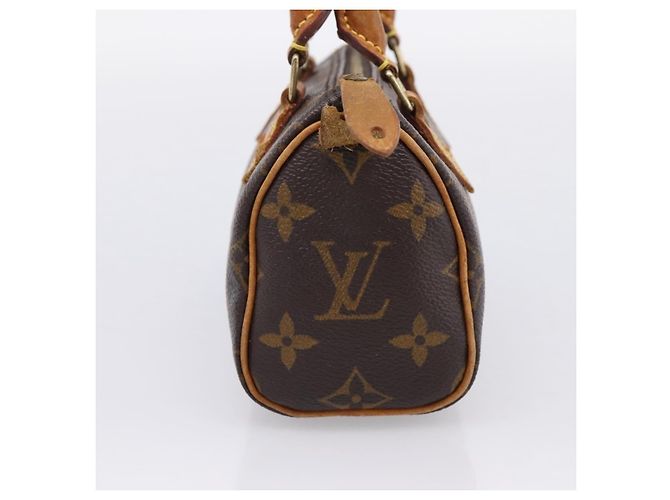 Louis Vuitton Speedy Mini HL Monogram Canvas Marron - vue 4