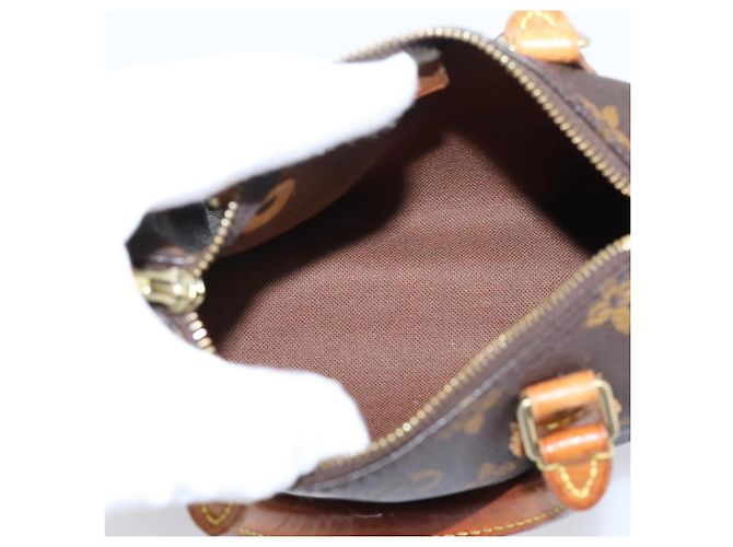Louis Vuitton Speedy Mini HL Monogram Canvas Marron - vue 5