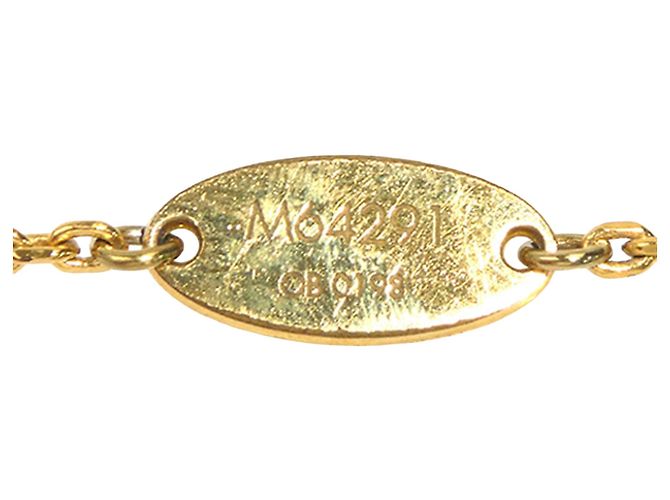Collar LV Angel Louis Vuitton chapado en oro Dorado - vista 7