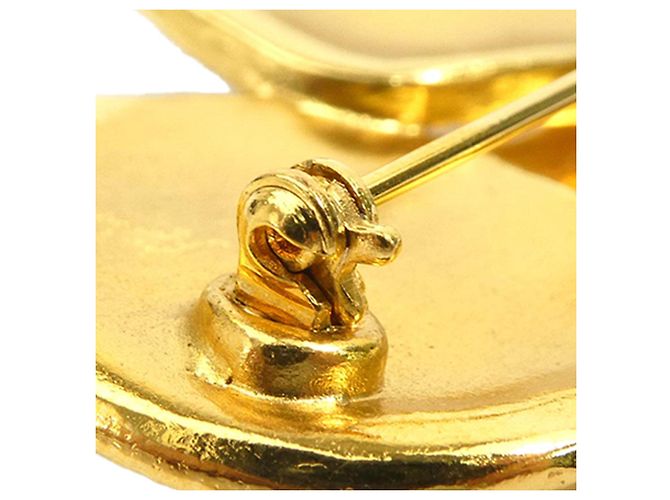 Chanel CC vergoldete Blumenbrosche Golden - Ansicht 6