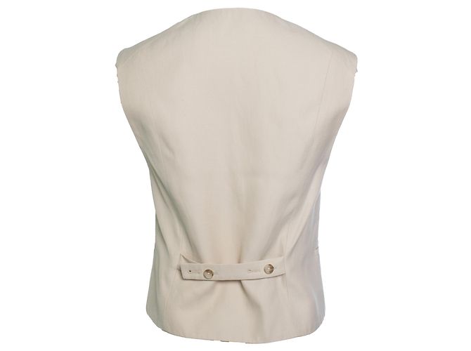 Autre Marque Loulou Studio, gilet Arup beige - vista 2