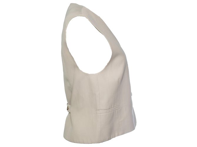 Autre Marque Loulou Studio, gilet Arup beige - vista 4