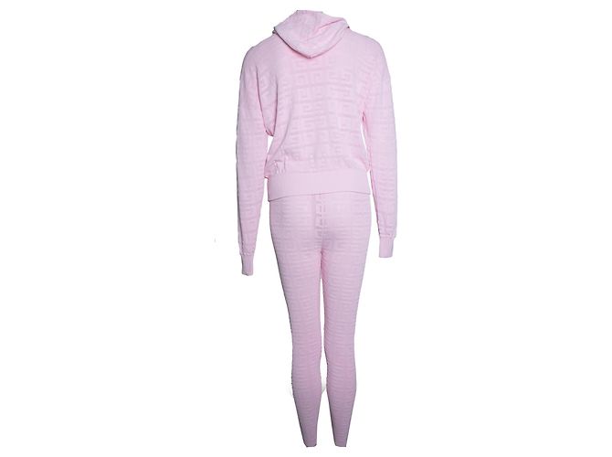 Givenchy, Twinset aus 4G-Jacquard-Strick in Rosa Pink - Ansicht 2