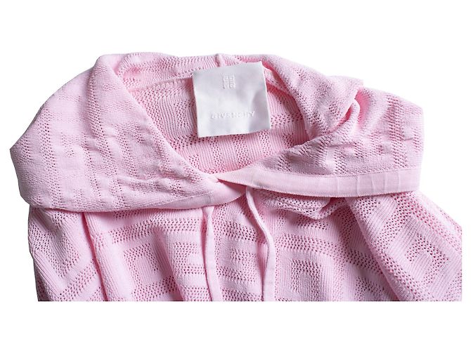 Givenchy, Twinset aus 4G-Jacquard-Strick in Rosa Pink - Ansicht 5