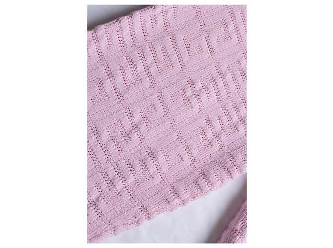 Givenchy, Twinset aus 4G-Jacquard-Strick in Rosa Pink - Ansicht 6