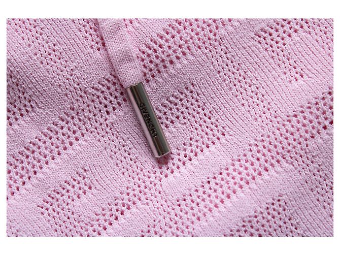 Givenchy, Twinset aus 4G-Jacquard-Strick in Rosa Pink - Ansicht 7
