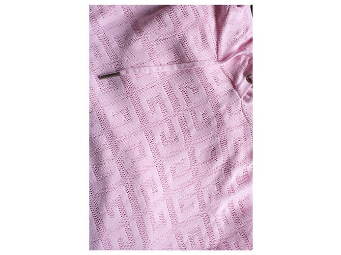 Givenchy, Twinset aus 4G-Jacquard-Strick in Rosa Pink - Ansicht 8