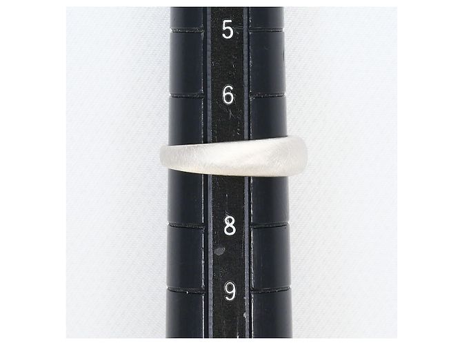 Autre Marque Anello a fascia in oro bianco 18K D'oro - vista 6