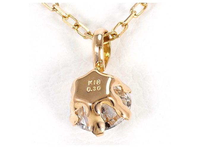 Autre Marque Halskette aus 18K Roségold mit Diamant Golden - Ansicht 3