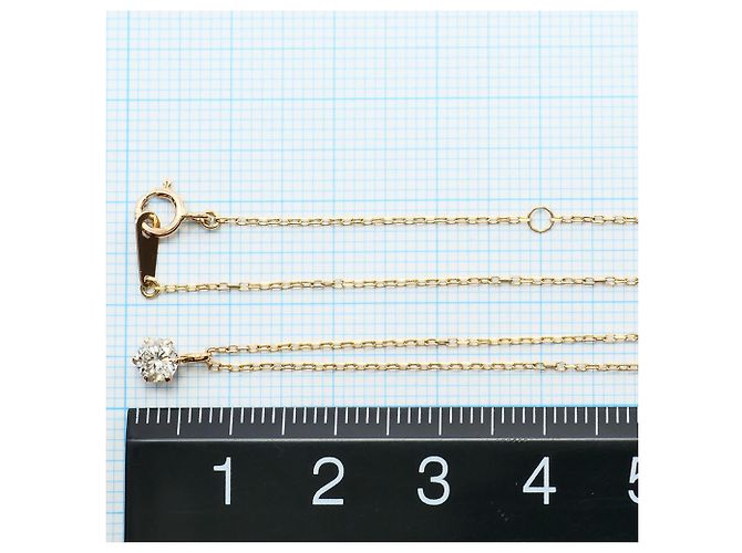 Autre Marque Halskette aus 18K Roségold mit Diamant Golden - Ansicht 4