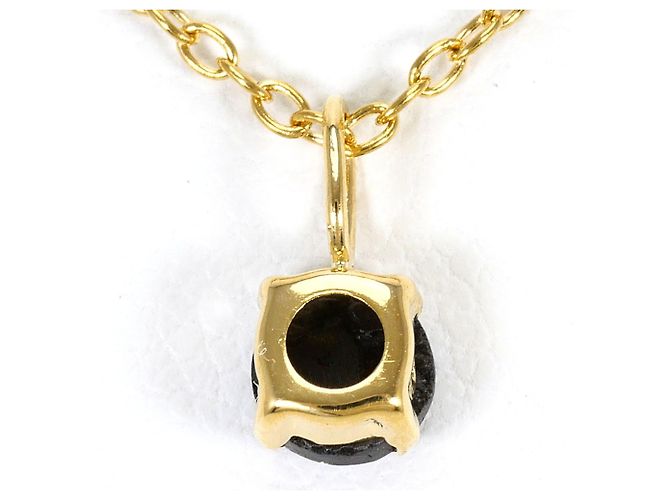 Autre Marque Collana in oro giallo 18K con diamante nero D'oro - vista 3