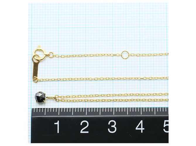 Autre Marque Collana in oro giallo 18K con diamante nero D'oro - vista 4