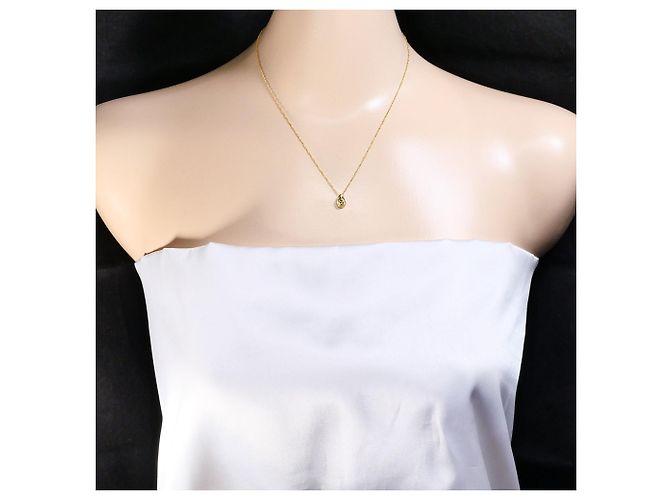 Autre Marque Collar de oro amarillo 18K con diamante marrón Castaño Dorado - vista 5