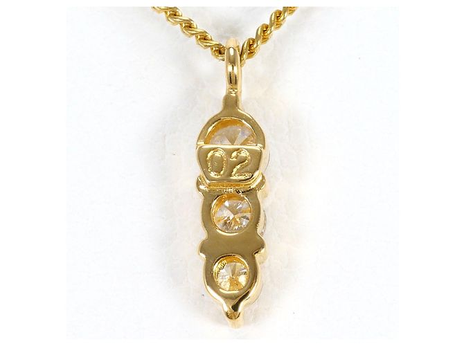 Autre Marque Collana in oro giallo 18K con diamante D'oro - vista 3