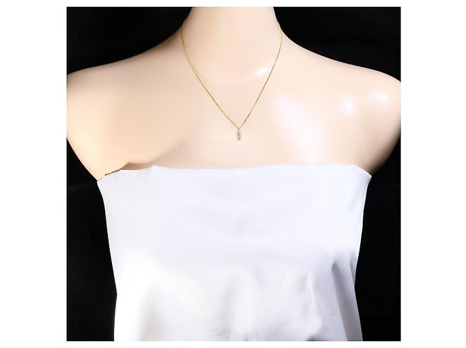 Autre Marque Collana in oro giallo 18K con diamante D'oro - vista 5