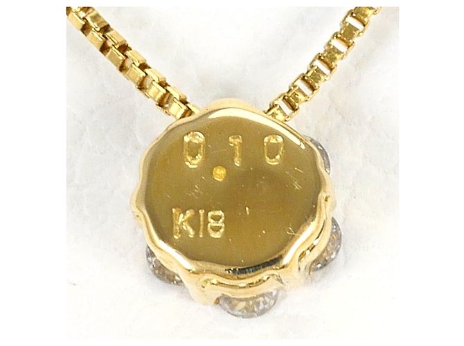 Autre Marque Collana in oro giallo 18K con diamante D'oro - vista 3
