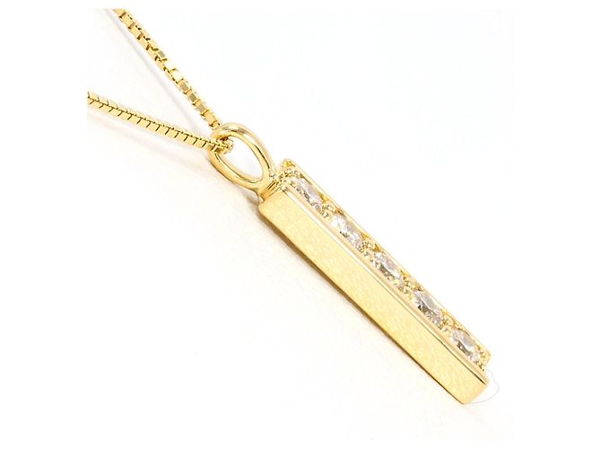 Autre Marque Collar de oro amarillo 18K con diamante Dorado - vista 2