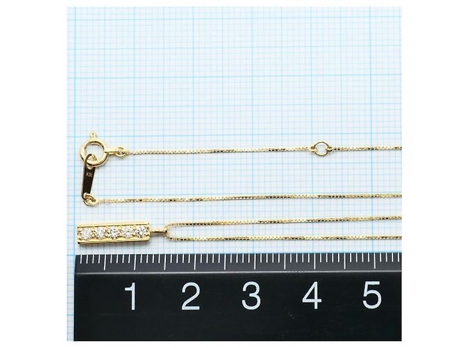 Autre Marque Collar de oro amarillo 18K con diamante Dorado - vista 4
